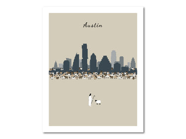 Lost Sheep from Austin Poster Print